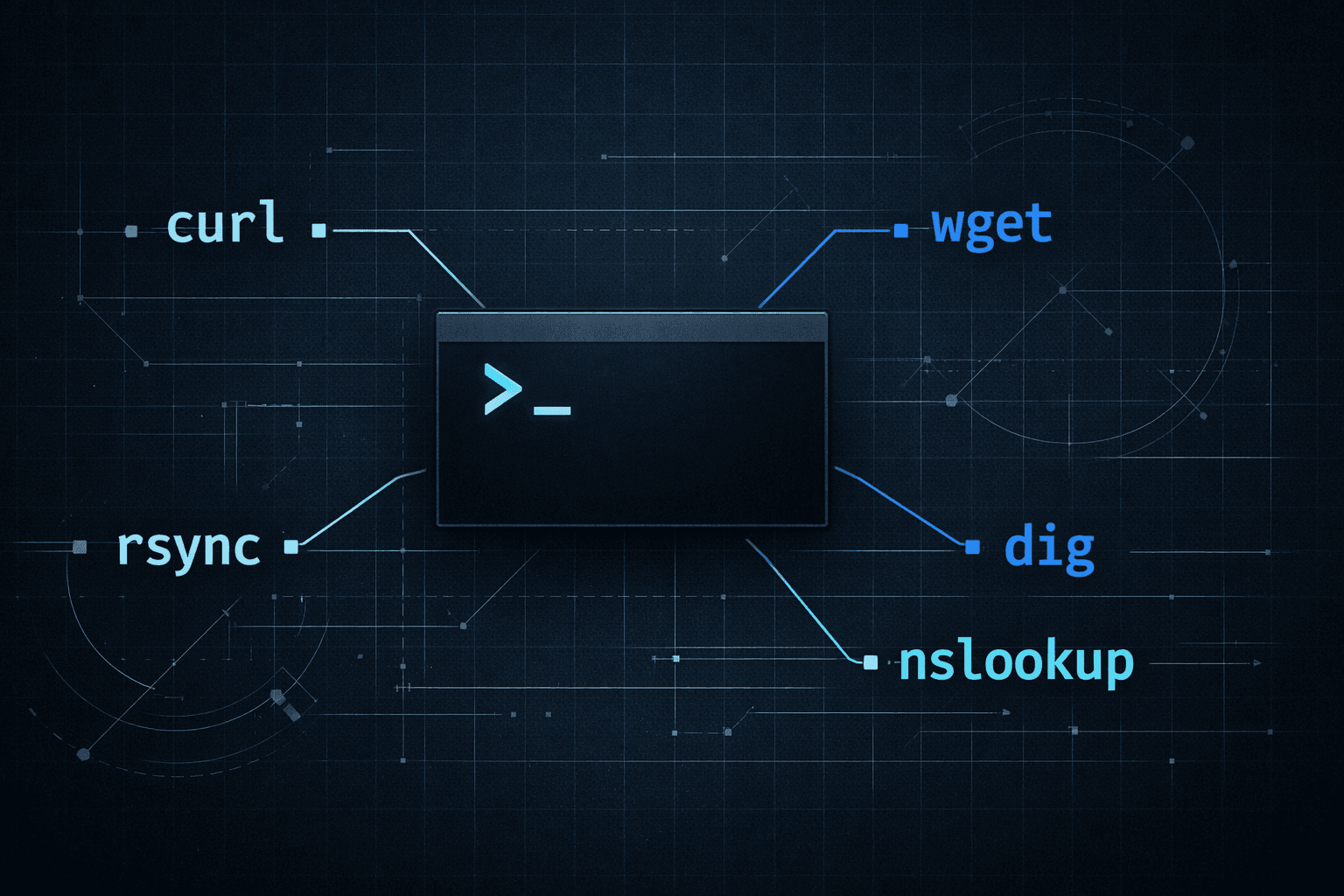 curl, wget, rsync, dig и nslookup: практическое руководство для Linux-администраторов