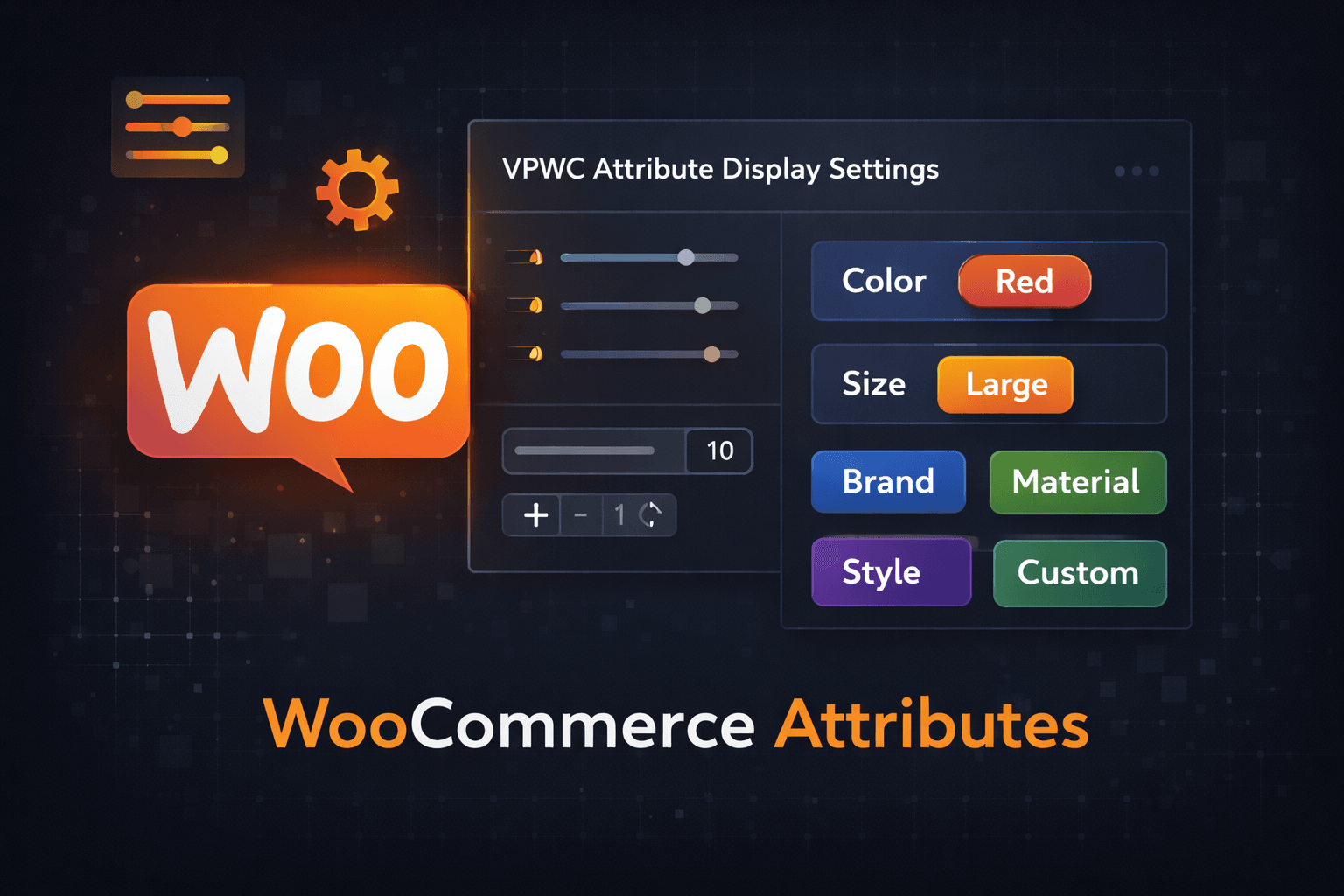 VPWC Attribute Display Settings: управление выводом атрибутов WooCommerce из админки