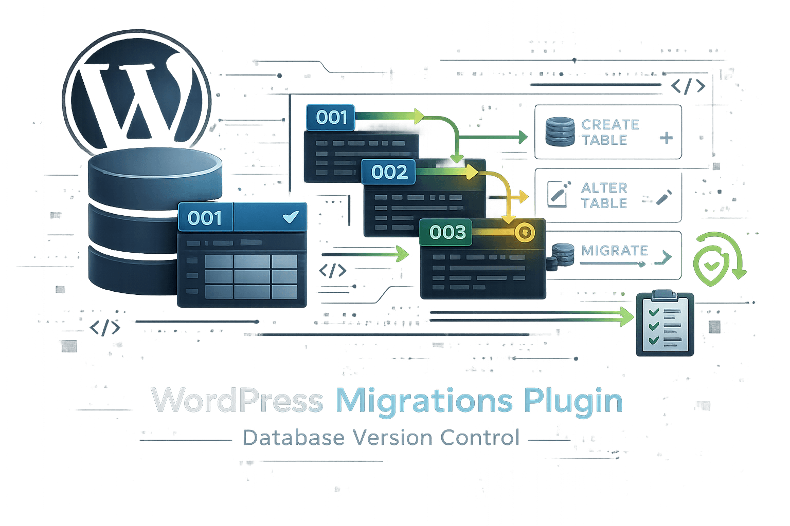 Migrations Plugin: управление миграциями базы данных WordPress